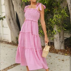 SHEIN Gingham Plaid Dress new